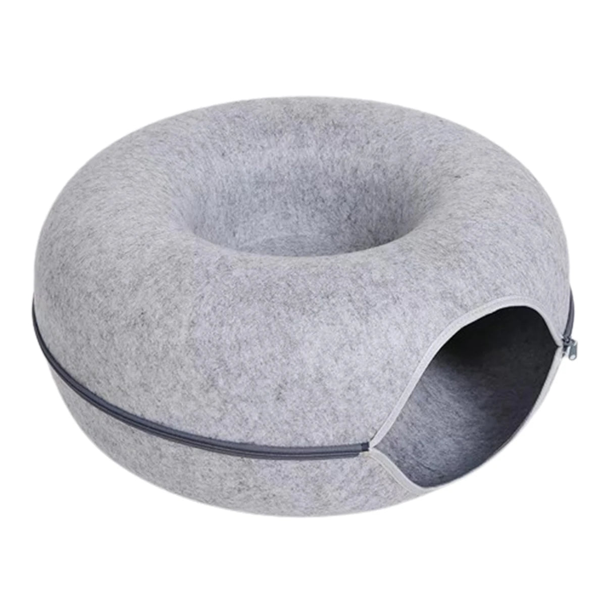 The Felt Fortress | 2-in-1 Donut Tunnel & Zen Bed