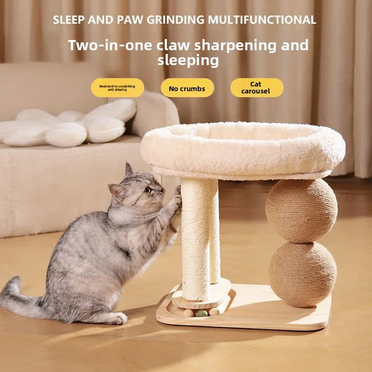 The Horizon Platform | Solid Wood Elevated Cat Walk