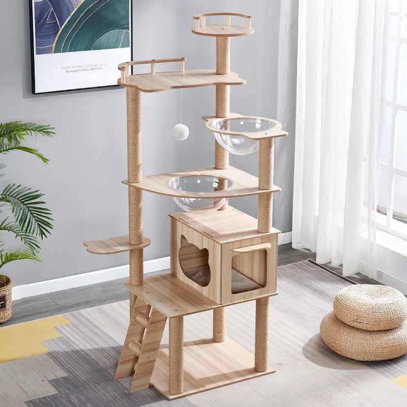 The Penthouse | Premium Multi-Tier Feline Suite