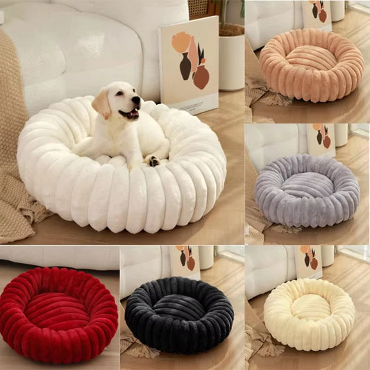 Calming Round Plush Bed