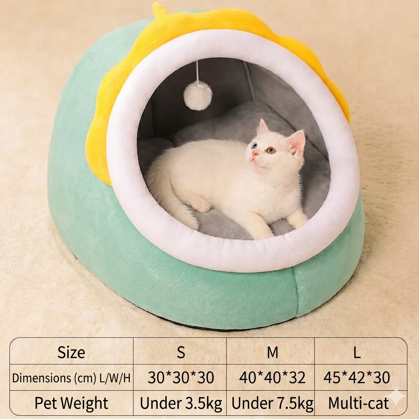The Cosy Cabin | Thermal Plush Pet House