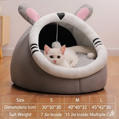 The Cosy Cabin | Thermal Plush Pet House