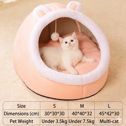 The Cosy Cabin | Thermal Plush Pet House