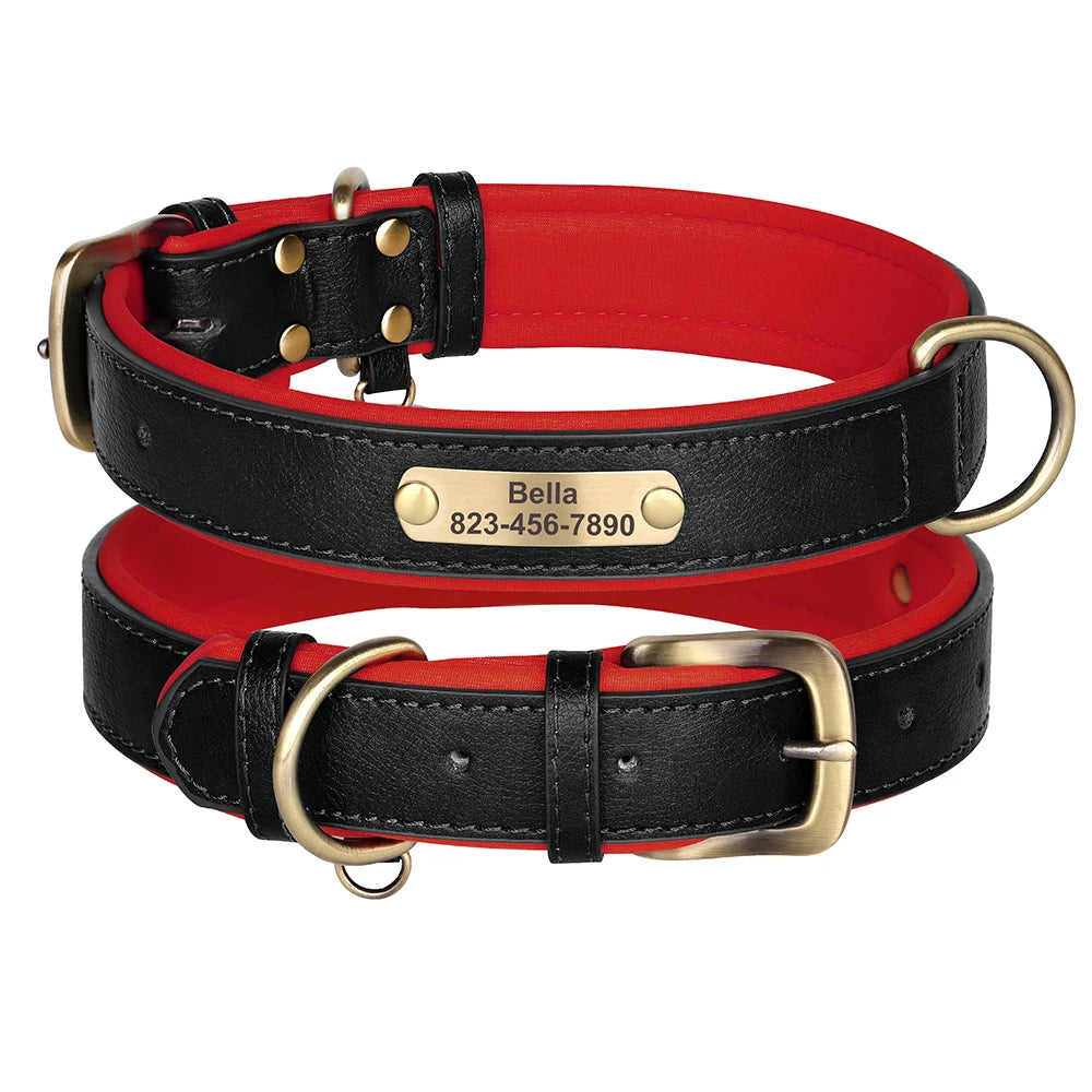 The Signature | Custom Engraved Leather Collar