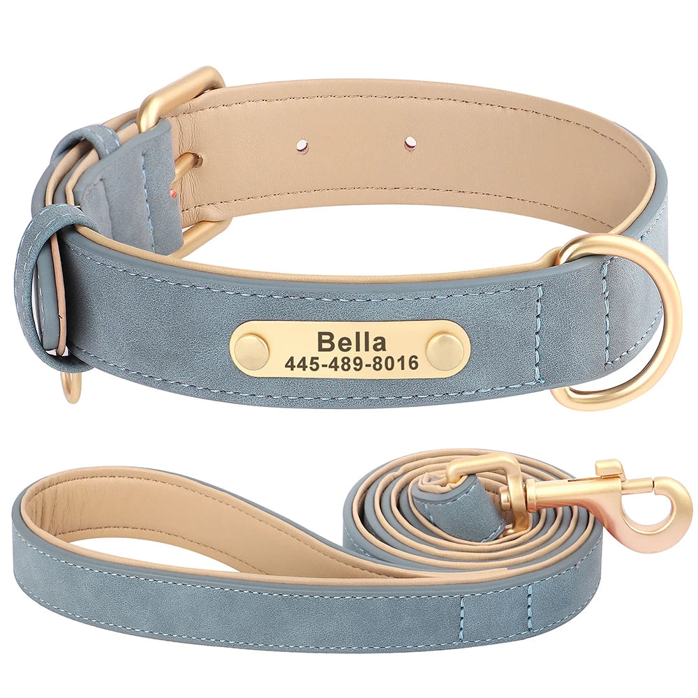 The Signature | Custom Engraved Leather Collar
