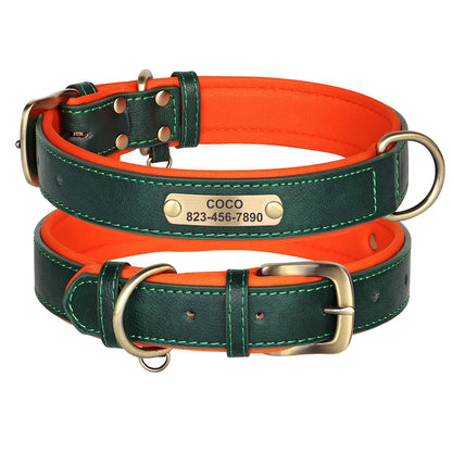 The Signature | Custom Engraved Leather Collar
