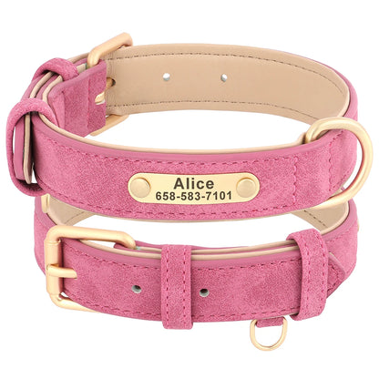 The Signature | Custom Engraved Leather Collar