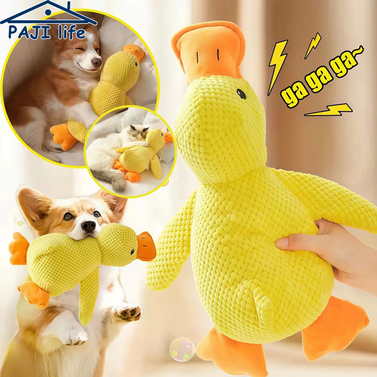 The Quack-Back | Durable Plush Duck Companion