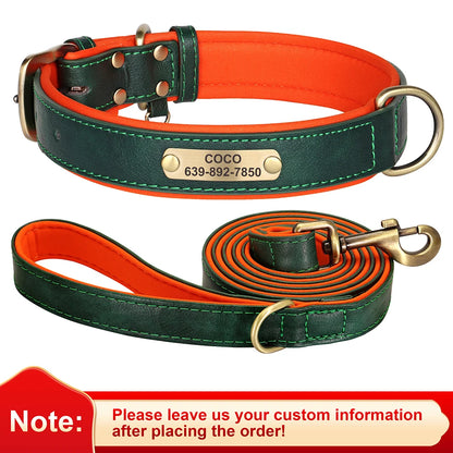 The Signature | Custom Engraved Leather Collar