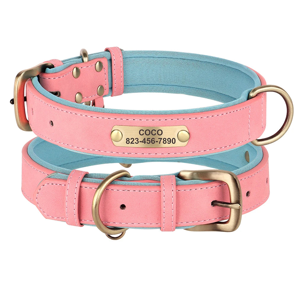 The Signature | Custom Engraved Leather Collar