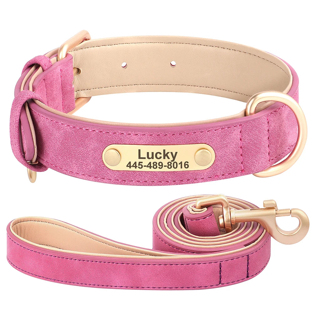 The Signature | Custom Engraved Leather Collar