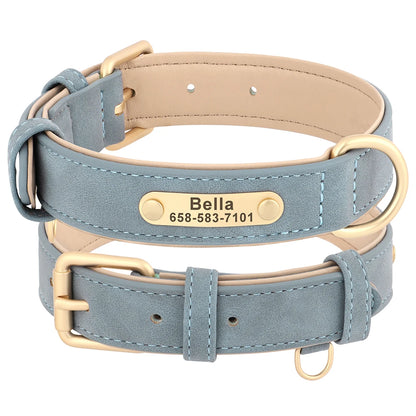 The Signature | Custom Engraved Leather Collar