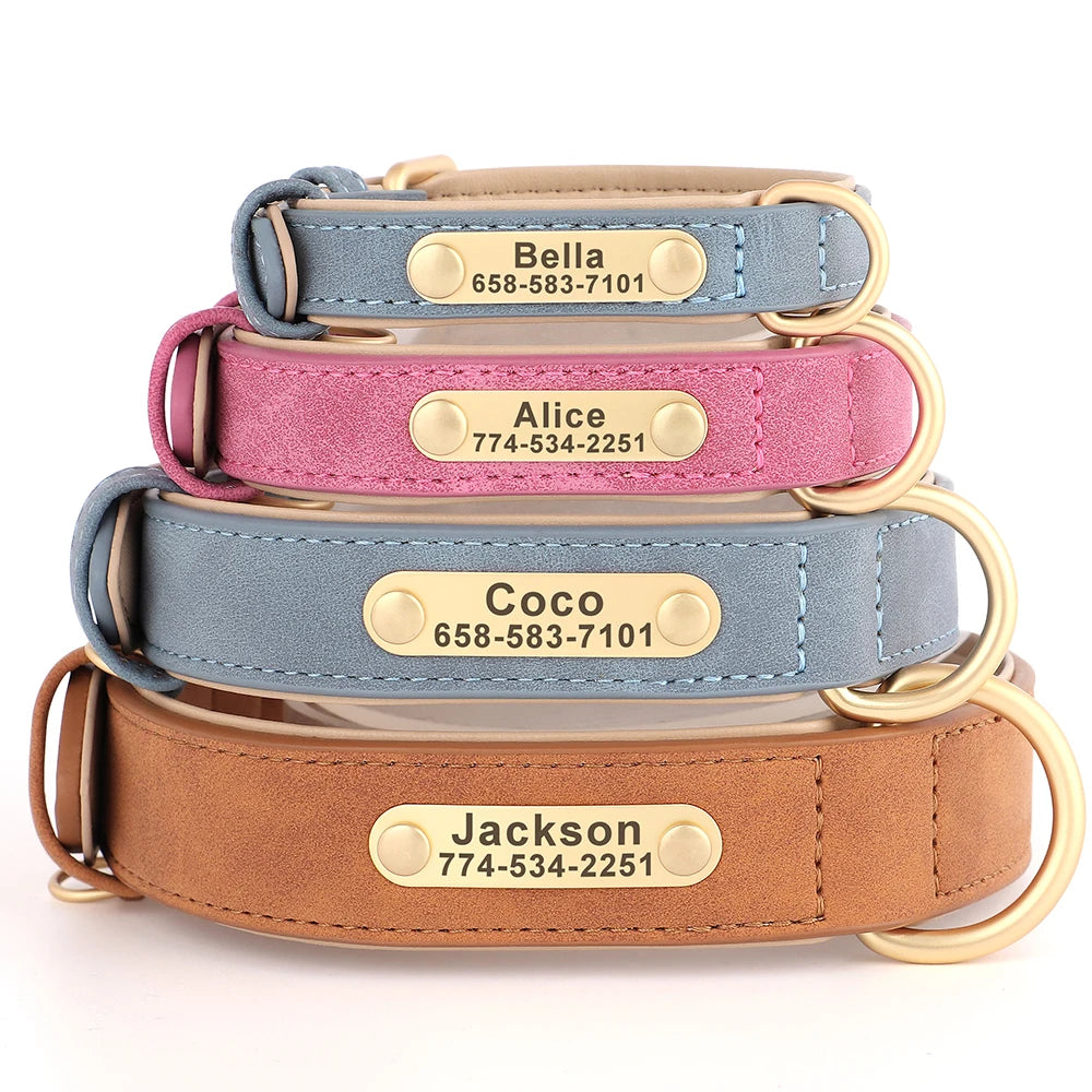 The Signature | Custom Engraved Leather Collar