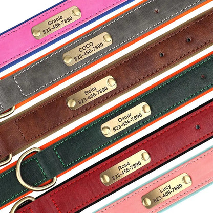 The Signature | Custom Engraved Leather Collar
