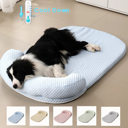 The Arctic Breeze | Self-Cooling Ice Silk Pet Bed
