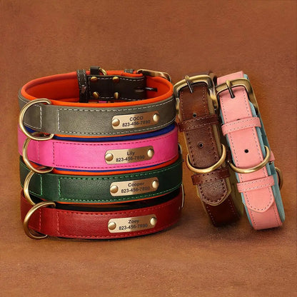 The Signature | Custom Engraved Leather Collar