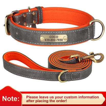 The Signature | Custom Engraved Leather Collar