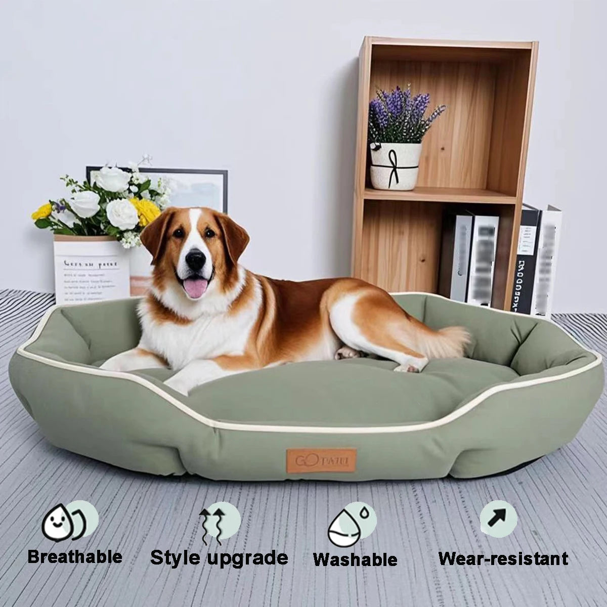 The Cambridge Check | Breathable Soft-Touch Pet Sofa
