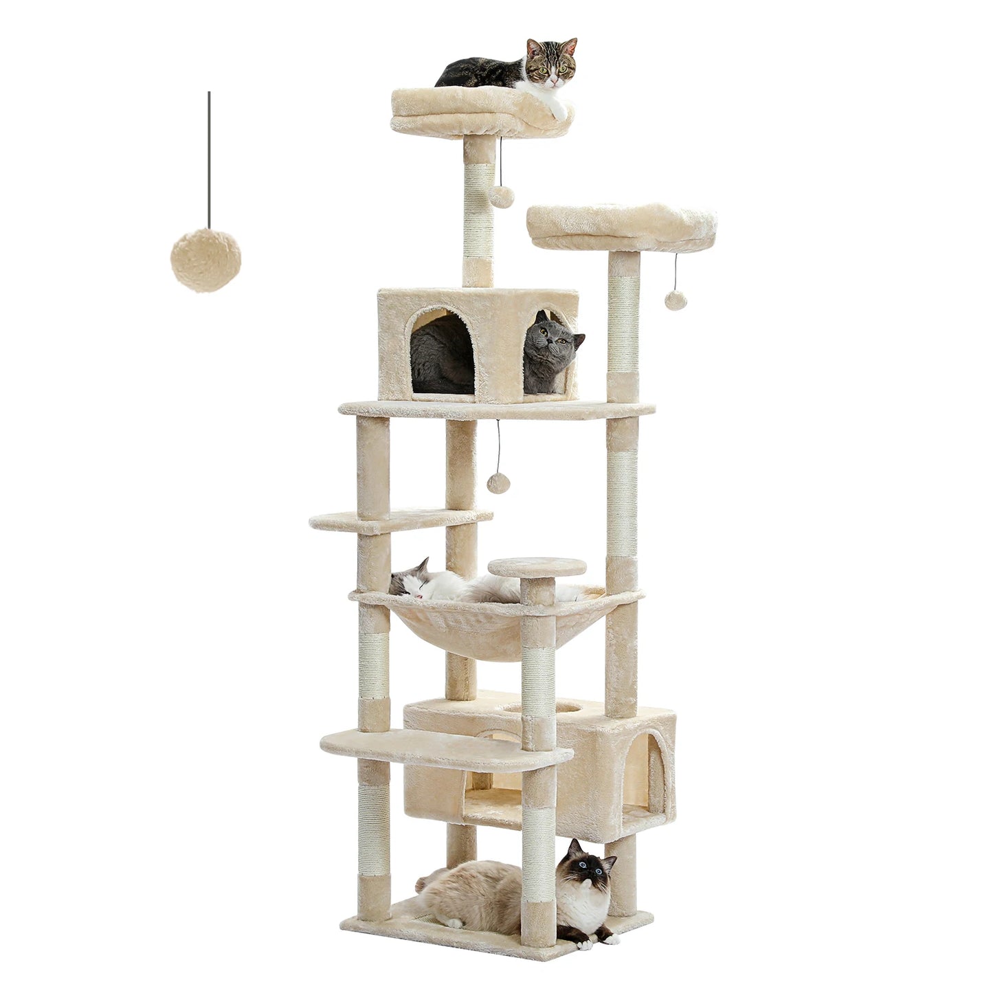 The High-Rise Haven | Multi-Level Cat Tree & Tower  The