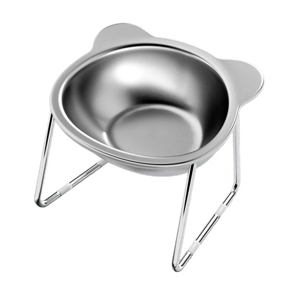 The Ortho-Dine | 15° Tilted Raised Stainless Steel Bowl