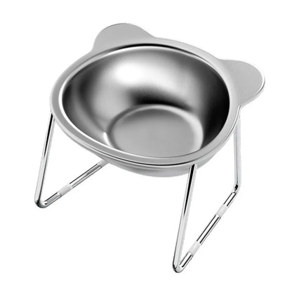 The Ortho-Dine | 15° Tilted Raised Stainless Steel Bowl