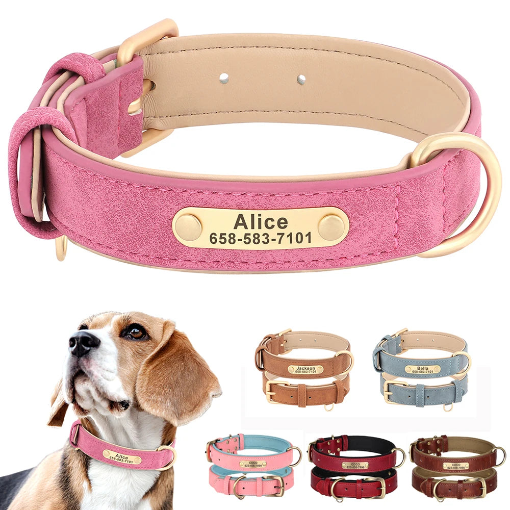 The Signature | Custom Engraved Leather Collar