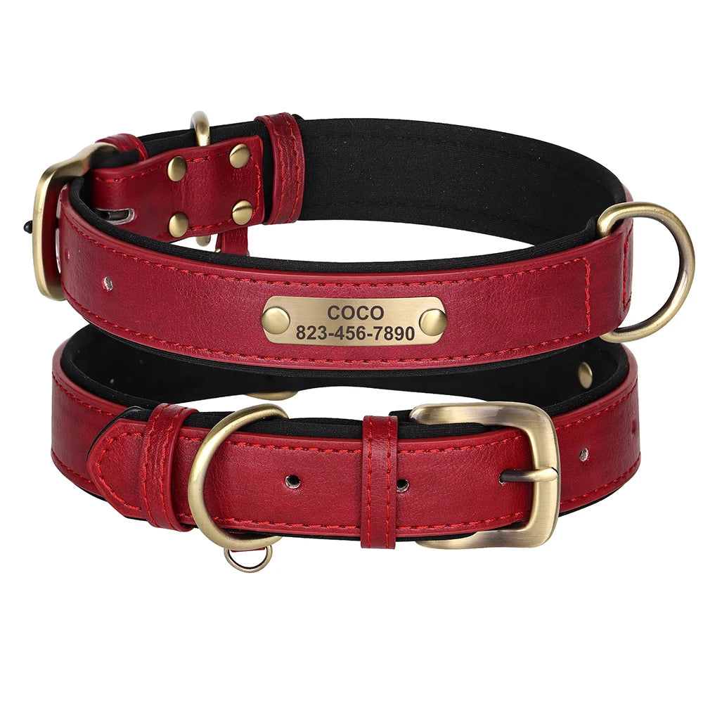 The Signature | Custom Engraved Leather Collar