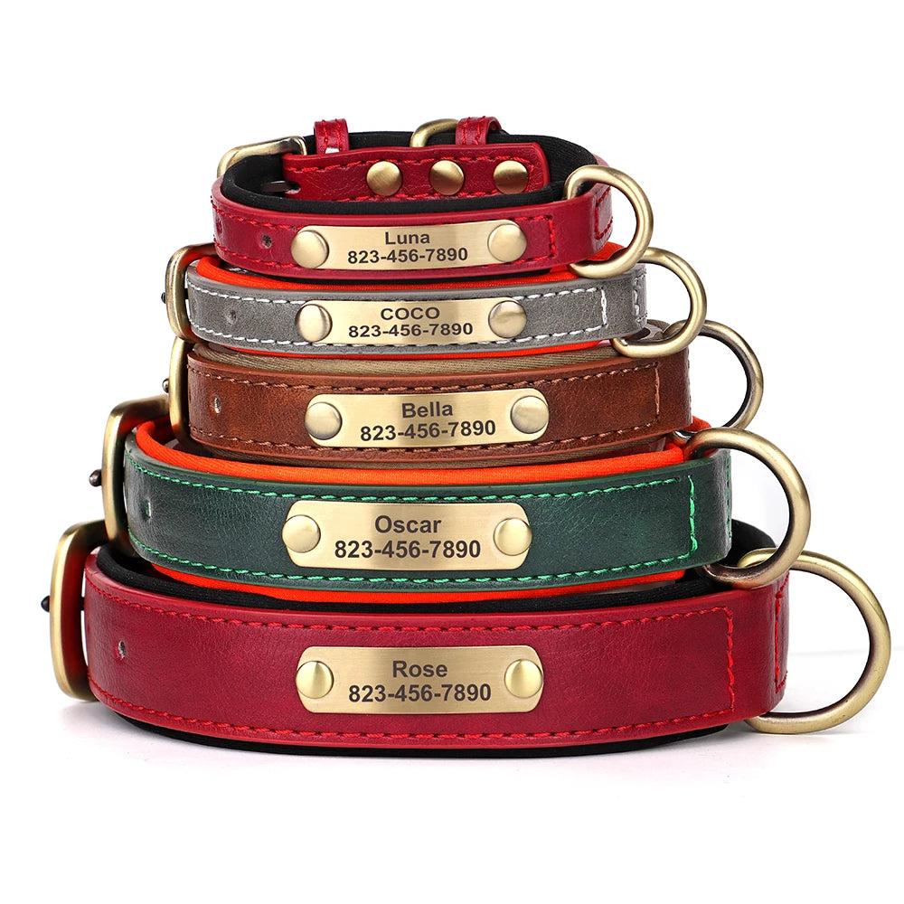 The Signature | Custom Engraved Leather Collar