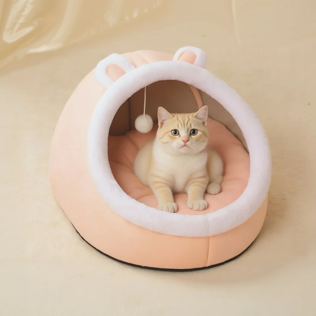 The Cosy Cabin | Thermal Plush Pet House