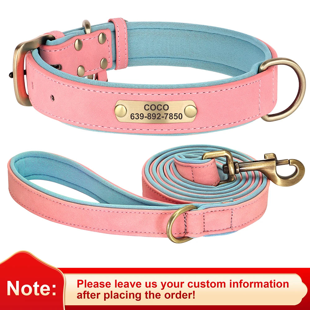 The Signature | Custom Engraved Leather Collar