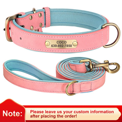 The Signature | Custom Engraved Leather Collar