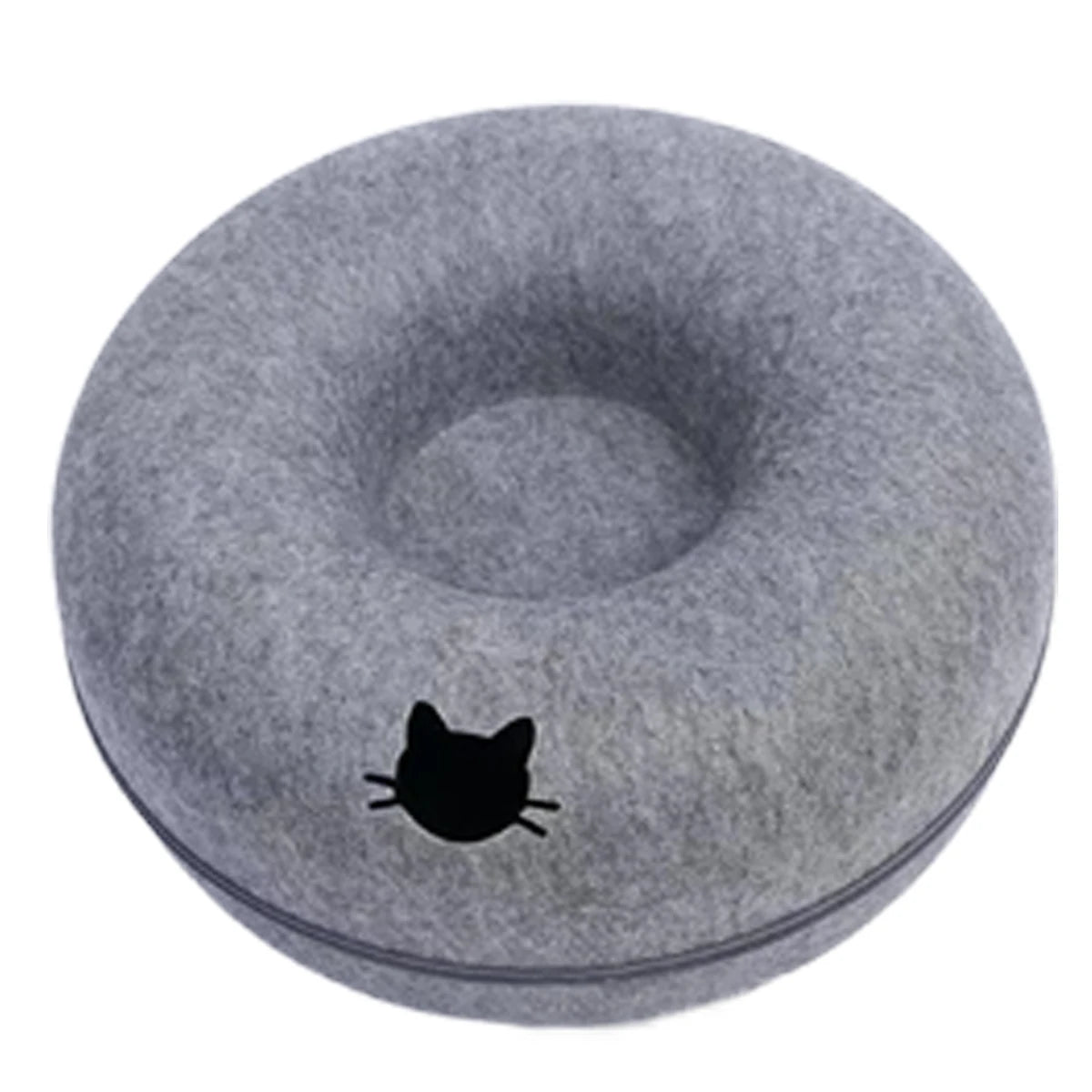 The Felt Fortress | 2-in-1 Donut Tunnel & Zen Bed