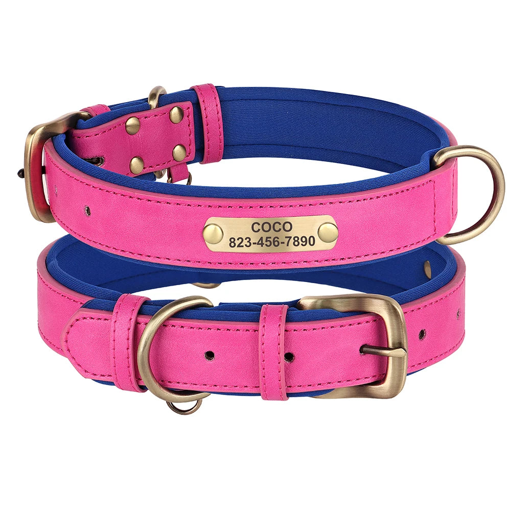 The Signature | Custom Engraved Leather Collar