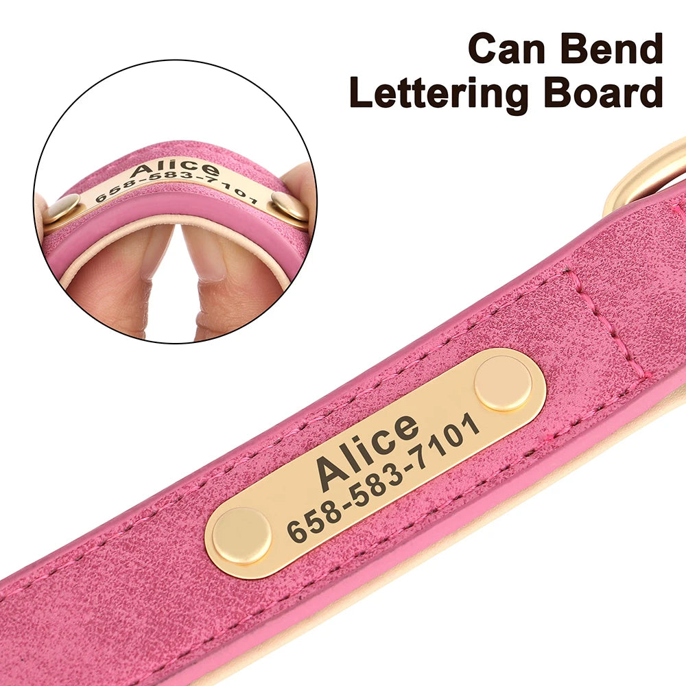 The Signature | Custom Engraved Leather Collar