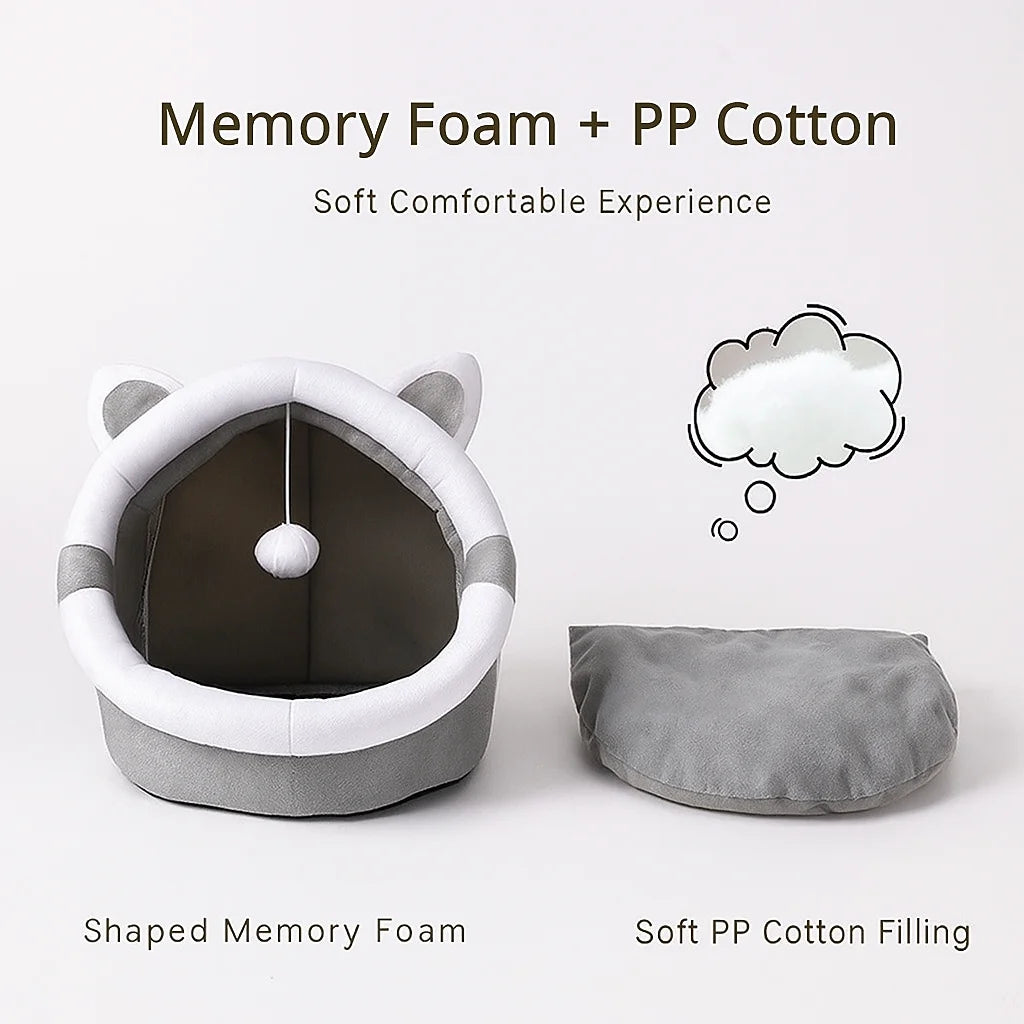The Cosy Cabin | Thermal Plush Pet House