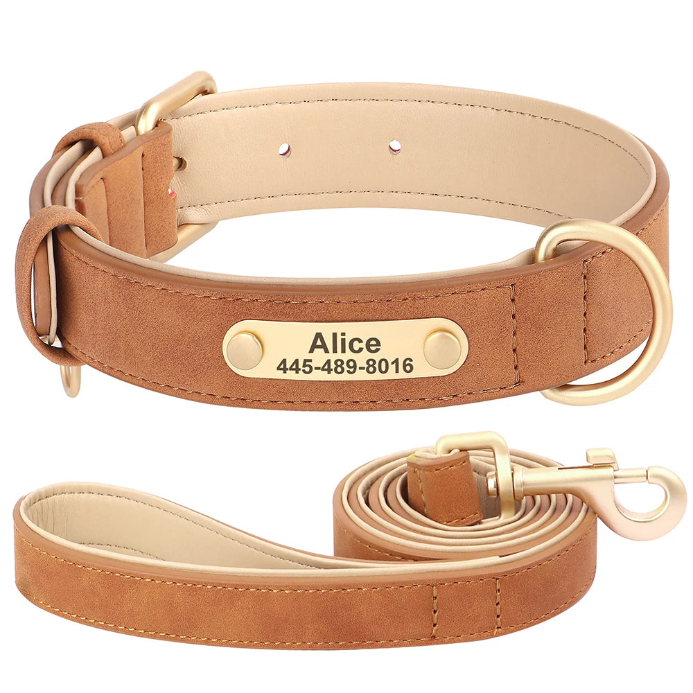 The Signature | Custom Engraved Leather Collar