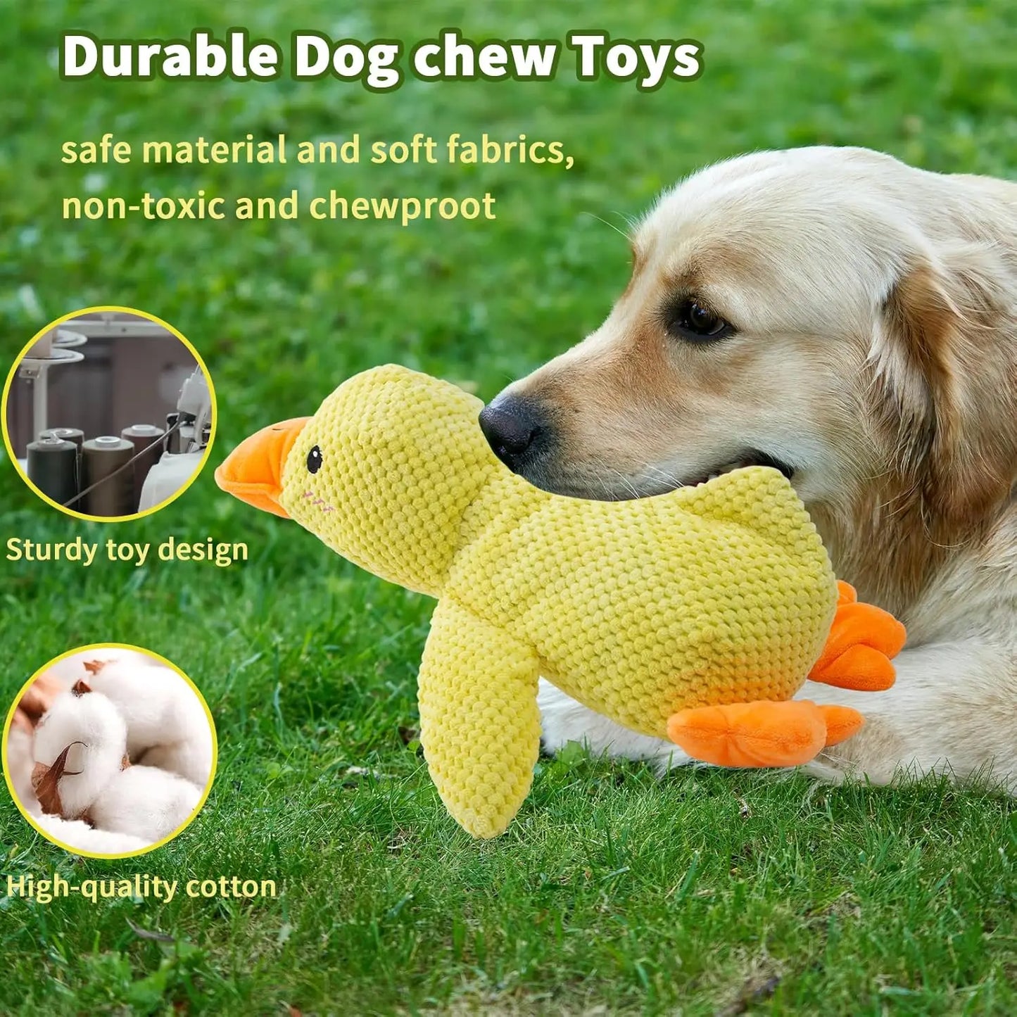 The Quack-Back | Durable Plush Duck Companion