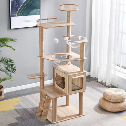 The Penthouse | Premium Multi-Tier Feline Suite
