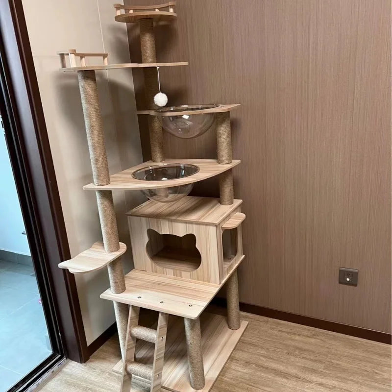 The Penthouse | Premium Multi-Tier Feline Suite