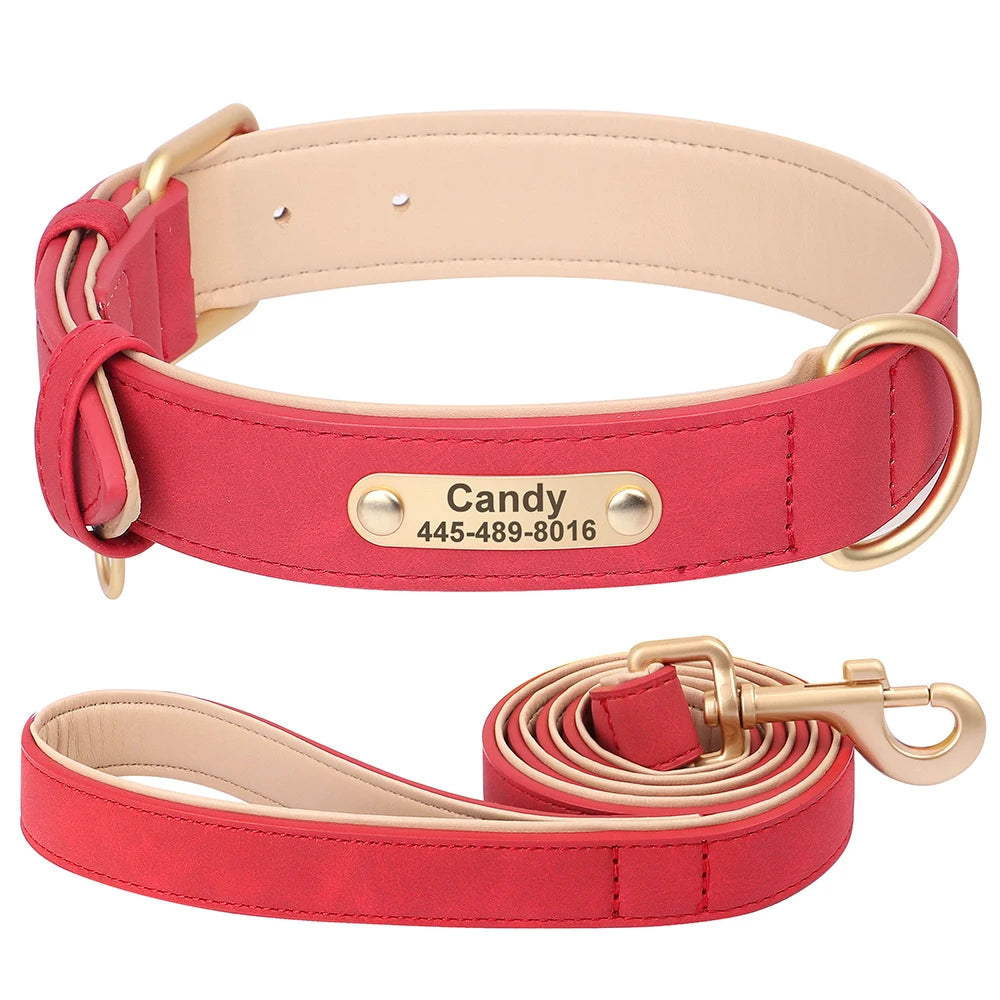 The Signature | Custom Engraved Leather Collar