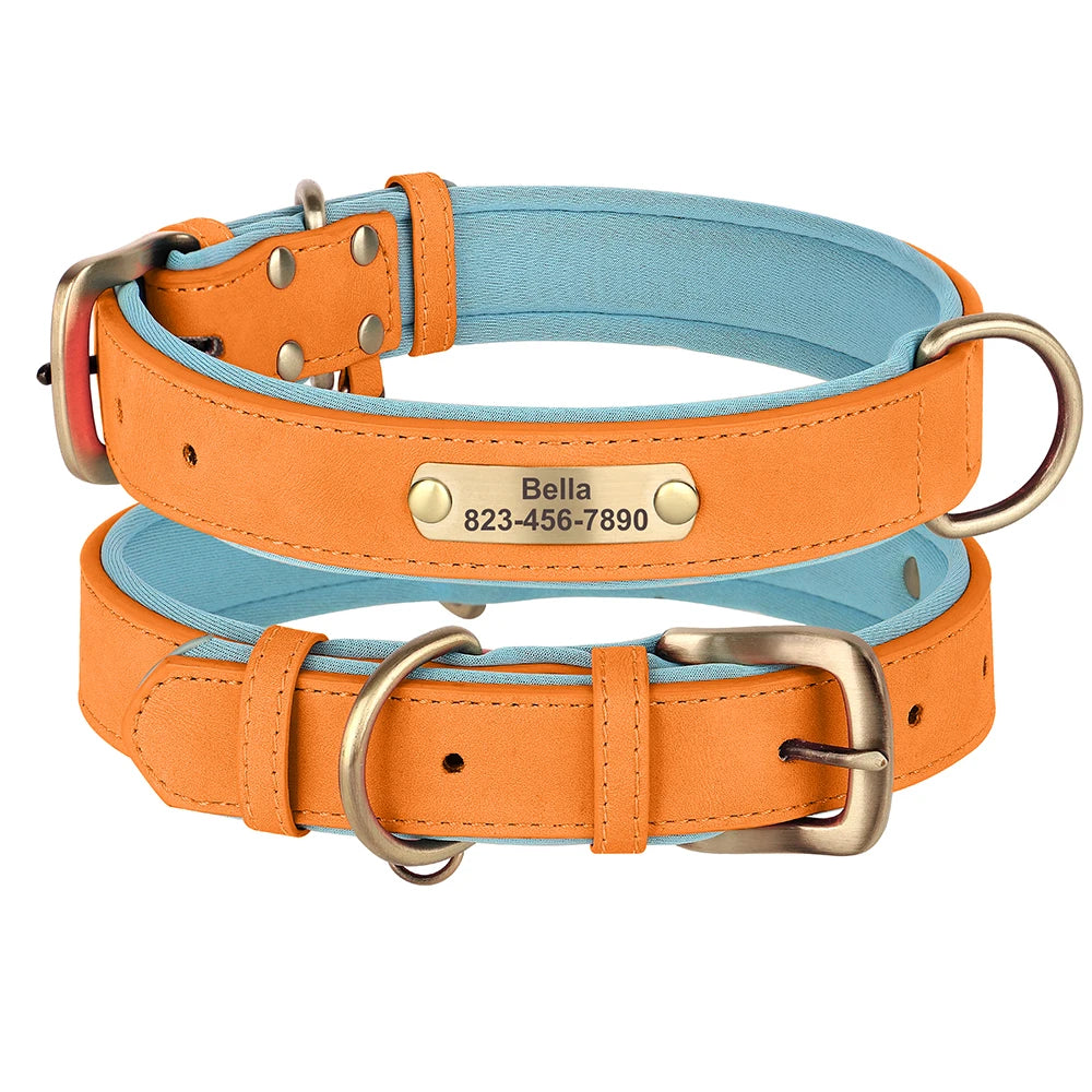 The Signature | Custom Engraved Leather Collar