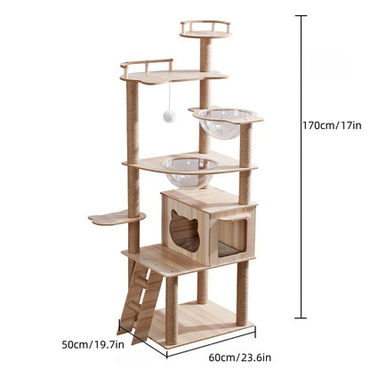 The Penthouse | Premium Multi-Tier Feline Suite