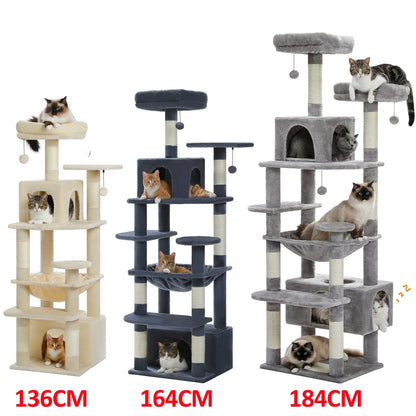 The High-Rise Haven | Multi-Level Cat Tree & Tower  The