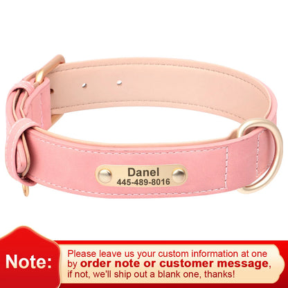 The Signature | Custom Engraved Leather Collar