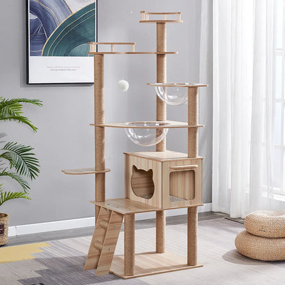The Penthouse | Premium Multi-Tier Feline Suite