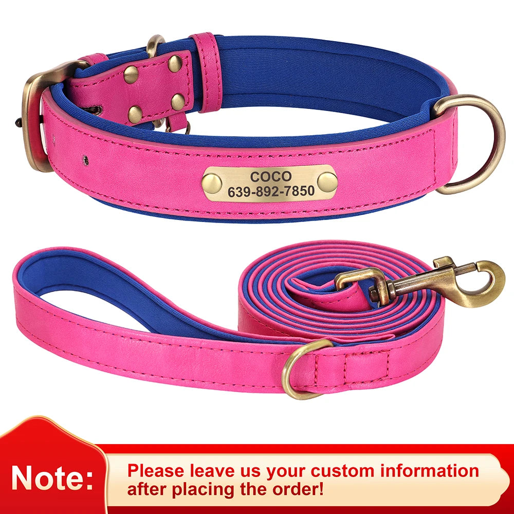 The Signature | Custom Engraved Leather Collar