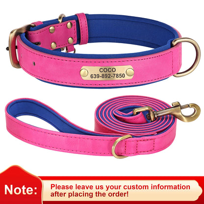 The Signature | Custom Engraved Leather Collar